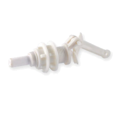 Botón Frontal Plástico Blanco